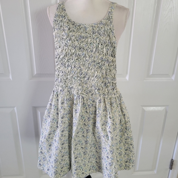 Free People Women's Petunia Cotton Mini Dress Tea Combo Sweet - Picture 3 of 5